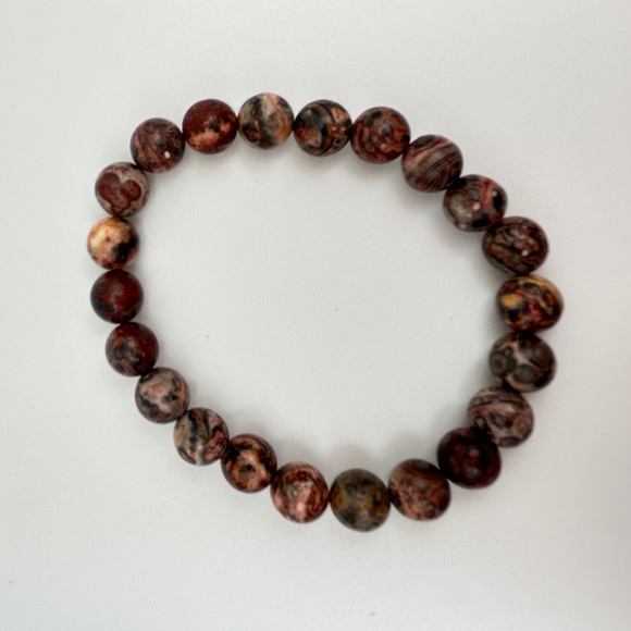 Leopard Skin Jasper bracelet - Picture 1 of 1